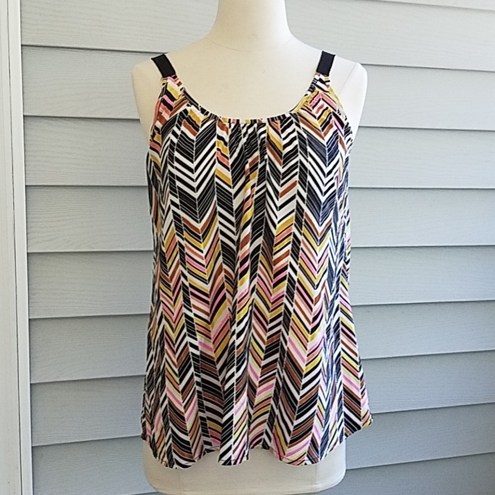 Collective Concepts Pink and Black Tank